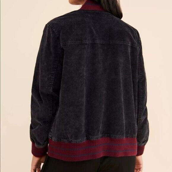 NWT FREE PEOPLE Atlas Corduroy Bomber Jacket S - Picture 11 of 12